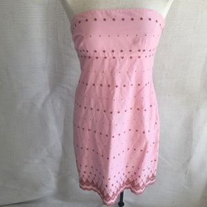 Vintage 90s SM Tocca Strapless Boho Princess Dress